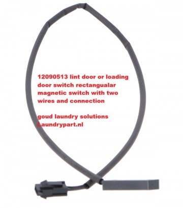 12090513 lint door or loading door switch rectangualar magnetic switch with two wires and connection