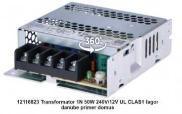 12116823 transformator 1n 50w 240v 12v ul clas1 fagor danube primer domus