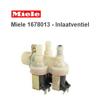 1678013 miele inlaatventiel inlet valve oem part by goud laundry solutions