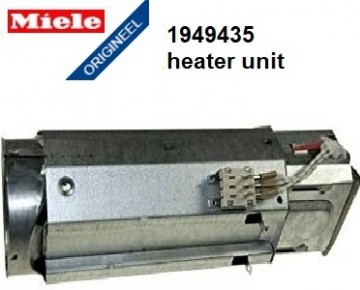 1949435 heater unit miele dryer original part