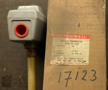 Boiler thermostat satchwell type tk3401 70 190 fahrenheit 10a 250 vac single pole thermal switch pb51576 fp3l 36