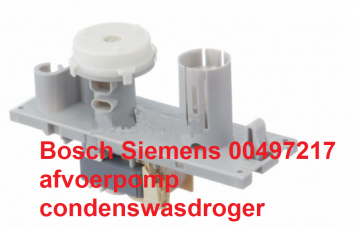 Bosch siemens 00497217 afvoerpomp condens wasdroger