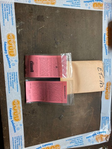 Et183 cissell part goud laundry solutions