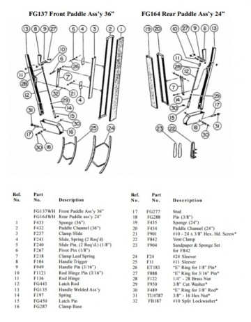 F904 sandpaper en sponge set for 842