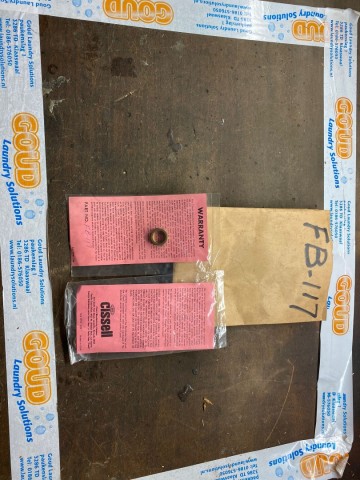 Fb117 cissell part goud laundry solutions