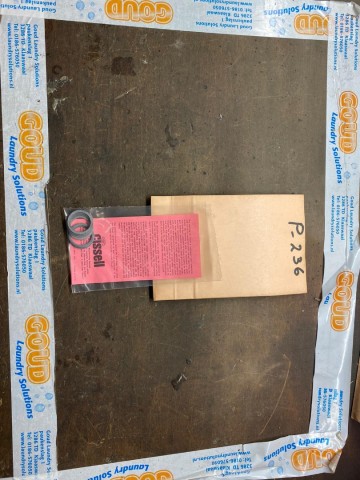 P236 cissell part goud laundry solutions