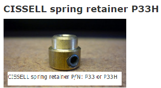 P33H RETAINER, SPRING +H
