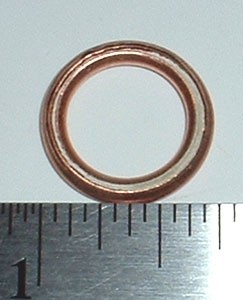 P44 GASKET, COPPER 1/2