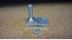 CISSELL stop slide with mounting screw lock washer PT63