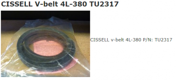 Tu2317 v belt 4l 380
