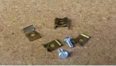 x121 CISSELL terminal clips set with guides and screws P/N: X121