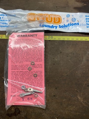 X68 cissell pantex goud laundry solutions